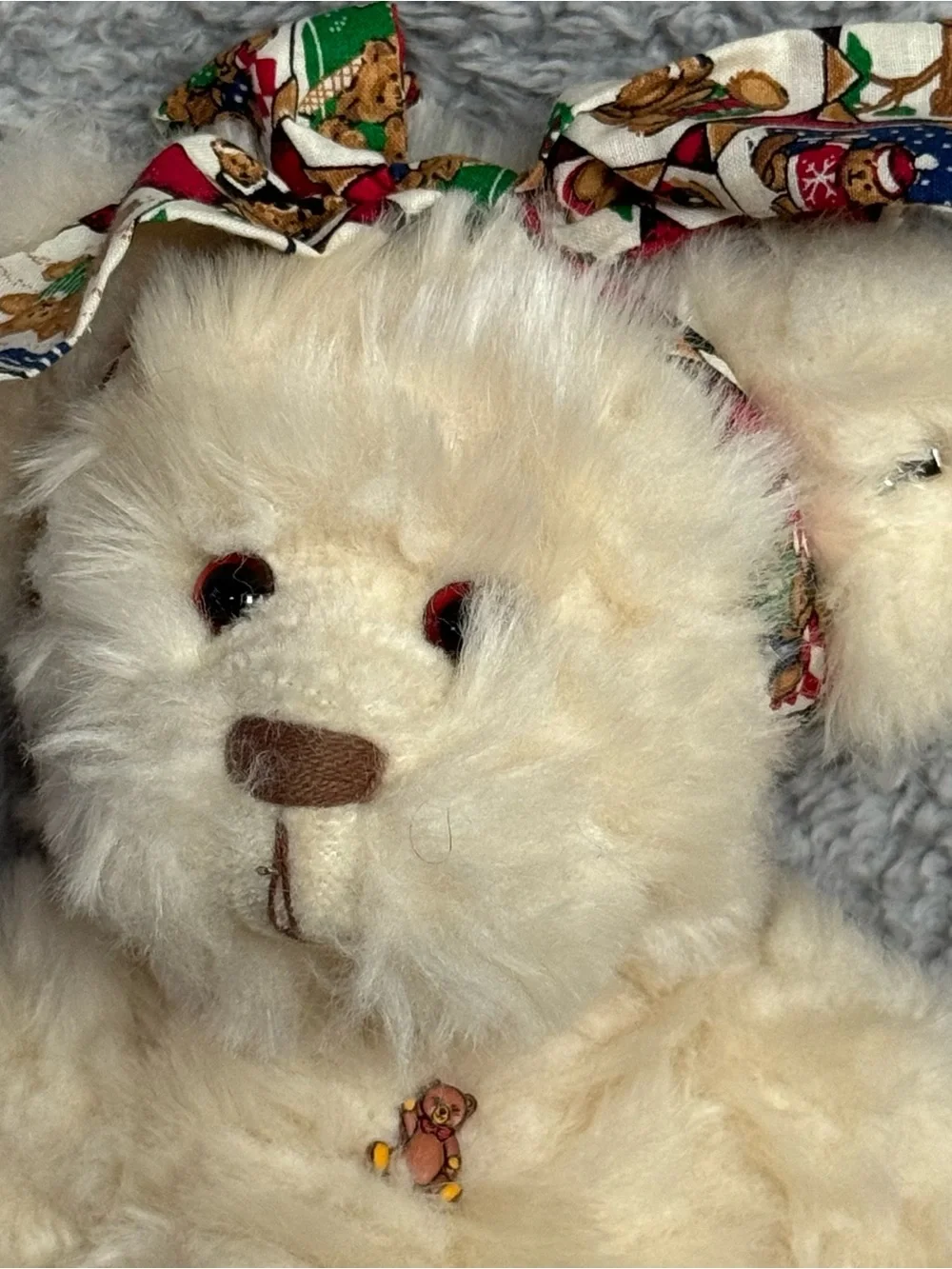 Annette Funicello Bear Belly Buttons Plush 15” Jointed Teddy Stuffed Animal Soft